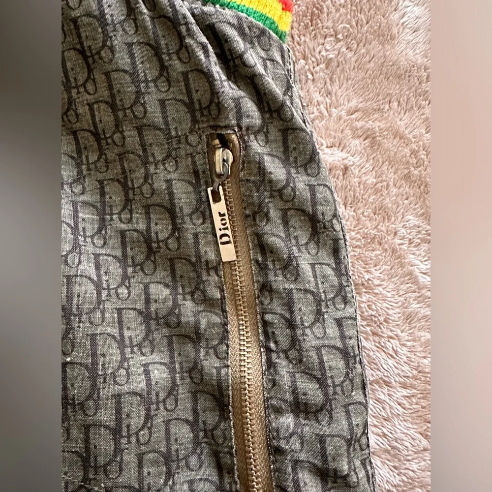 Dior Gray Hooded Vest with Red, Yellow, and Green Accents size medium - Picture 2 of 5